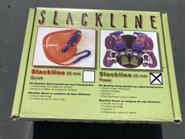 Slackline neuve – 25 mm, 25 m – emballage d’origine